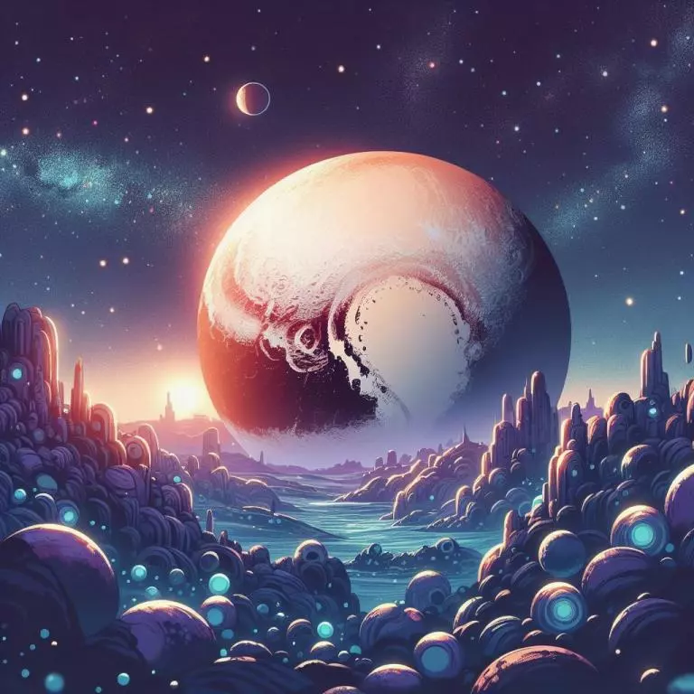 🌎 Плутон: загадочный мир на краю Солнечной системы: 🪐 Особенности Плутона
