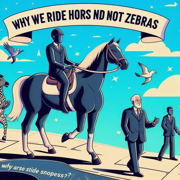 Почему мы ездим на лошадях, а не на зебрах? Отношения зебры и человека 