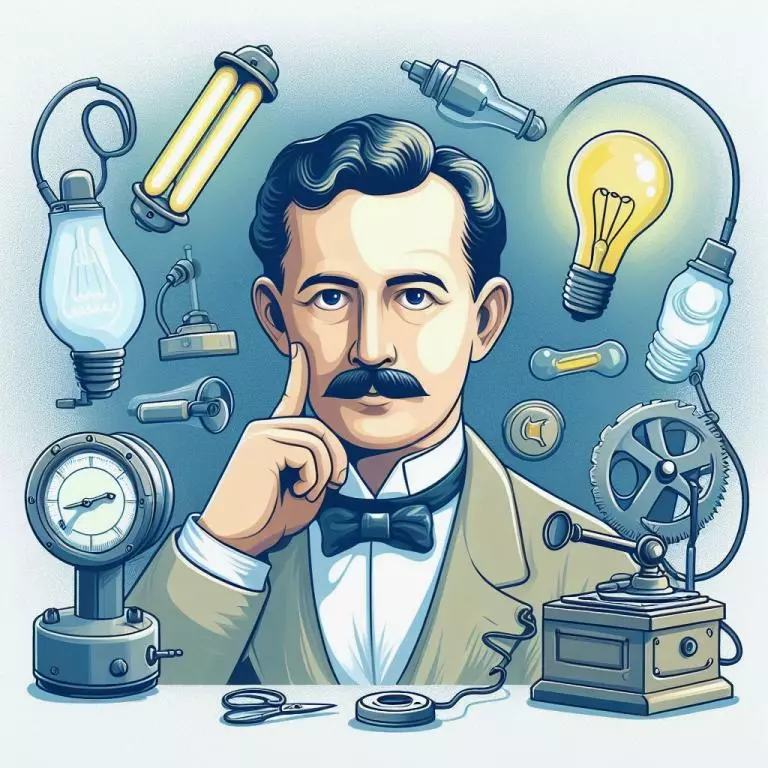 Кто изобрел люминесцентную лампу?