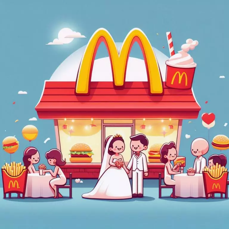 🍔 Как Макдоналдс стал популярным местом для проведения бракосочетаний в Азии 🍟