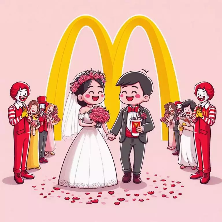 🍔 Как Макдоналдс стал популярным местом для проведения бракосочетаний в Азии 🍟: 👰 История свадеб в Макдоналдс 👰