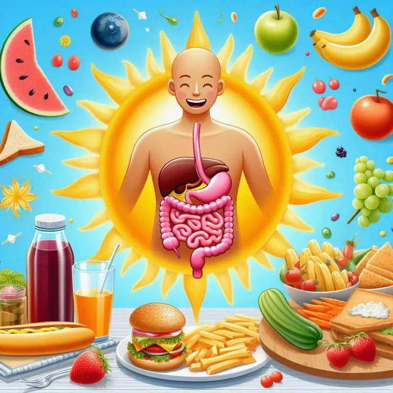 🌞 Как солнечные лучи влияют на нашу пищеварительную систему 🌞: 🌞 Как солнечные лучи воздействуют на наш желудок 🌞