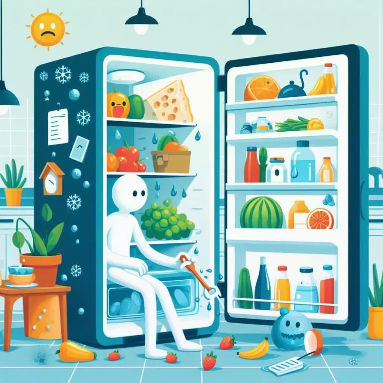 🧊 Как избежать образования влаги в холодильнике и продлить его срок службы 🧊: 🔧 Как очистить дренажную трубку и избавиться от воды в холодильнике 🔧