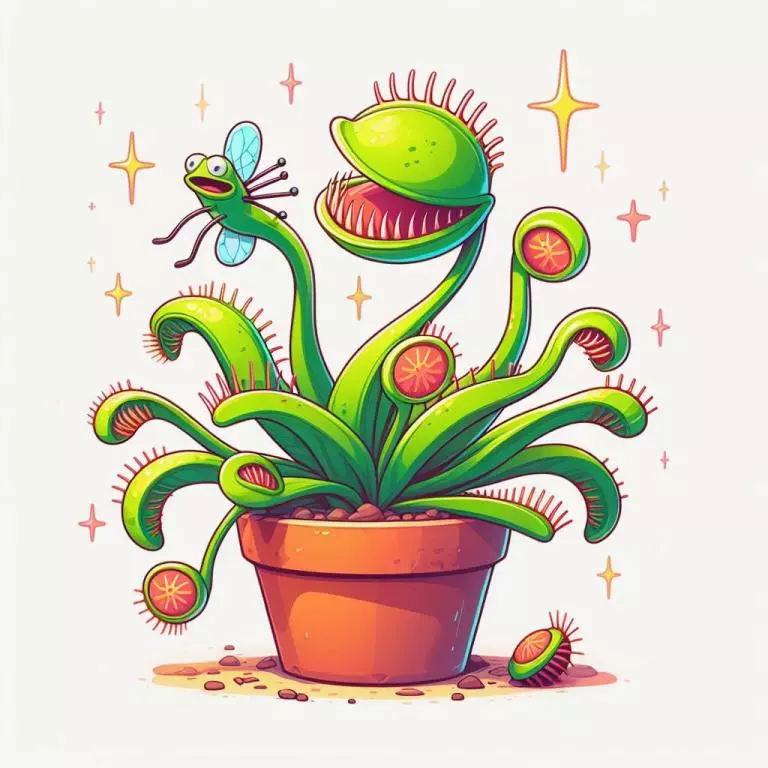 🌱 Все, что нужно знать о венериной мухоловке: как выращивать и ухаживать за хищным растением 🌱: 👀 Как устроена венерина мухоловка? 👀